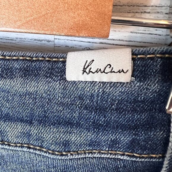 KanCan Jeans Womens SZ 26 Los Angeles Distressed Ankle Zipper Medium Wash Denim - Picture 14 of 16